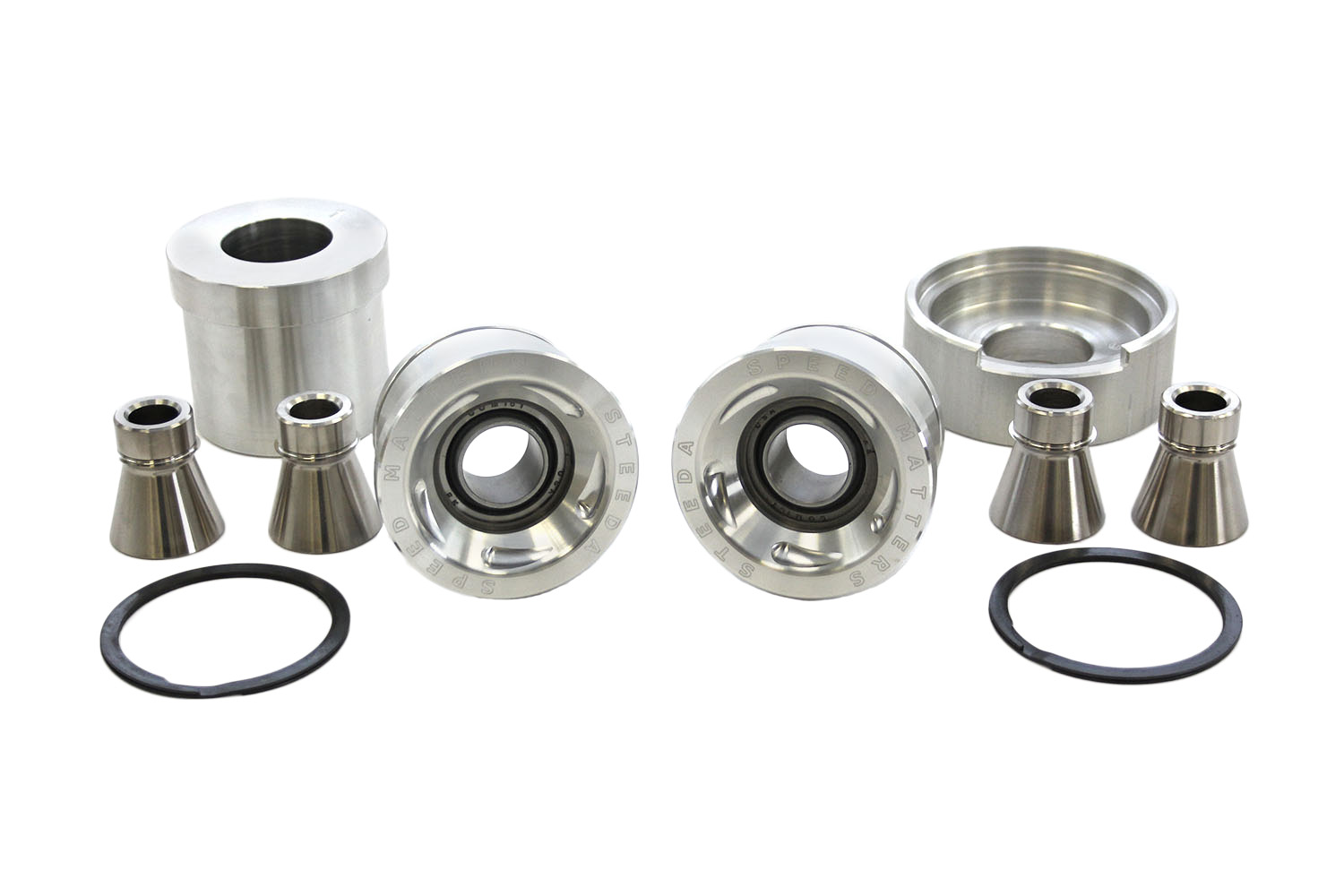 2024-2026 Ford Mustang Dark Horse/GT/EcoBoost – Steeda Front Control Arm Spherical Bearing Kit