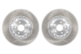 2024-2026 Ford Mustang Dark Horse/GT – Steeda Two-Piece Slotted Front & Rear Rotor Set (2)