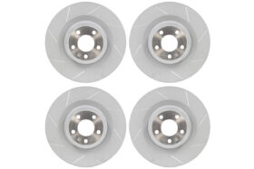 2020-2025 Ford Explorer ST – Steeda Slotted Front & Rear Rotor Set