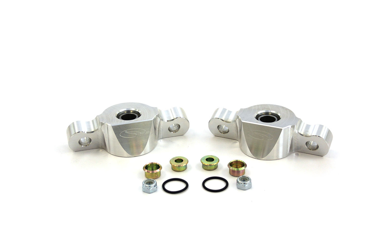 2015-2026 Ford Mustang – Steeda HARDCORE Billet Rear Shock Mount - 12mm Adjustable Pro Action Rear Shocks (2)