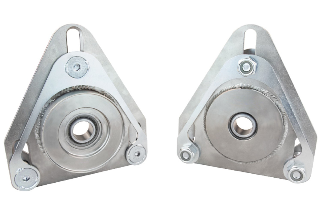2015-2026 Ford Mustang – Steeda Upper Strut Mount Camber Plates Kit for Coilovers (2)