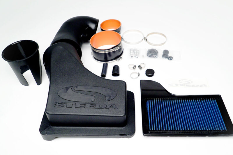 2018-2023 Ford Mustang Bullitt/GT – Steeda HARDCORE MaxFlow Closed Cold Air Intake Power Pack - X4