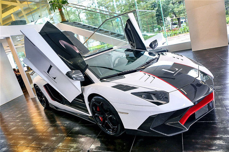 DarwinPRO 2011-2021 Lamborghini Aventador LP700 LP740 Coupe Roadster BKSS Style Carbon Fiber Front Fender