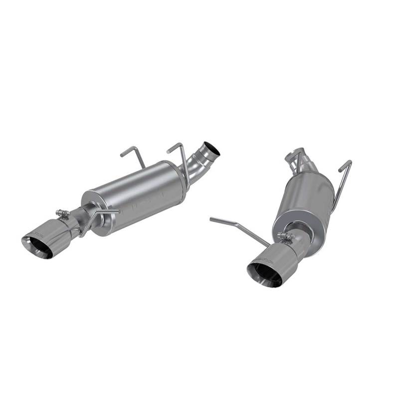 MBRP 2011-2014 Ford Mustang V6 3.7L 3-Inch Axle-Back Exhaust - Street Profile, T409 Stainless - FF Performance