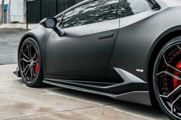 DarwinPRO 2015-2019 Lamborghini Huracan LP610 LP580 AYP Style Carbon Fiber Side Skirts Under Board