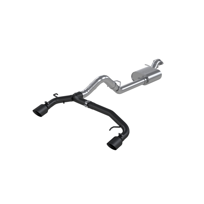 MBRP Bronco 2.3L/2.7L EcoBoost 2/4-Door 3" Cat-Back Black Aluminized - Image 2