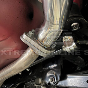 Extreme Online Store EOS Subaru WRX Axle Back Muffler Delete Single Wall 4" Quad Tips Exhaust - Image 7