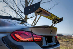 DarwinPRO 2014-2023 BMW M4 GTS2 Style Carbon Fiber Trunk Spoiler - image 1