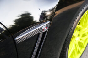 DarwinPro Aerodynamics DarwinPRO GTR R35 DBA EBA Carbon Fiber Fender Logo Cover
