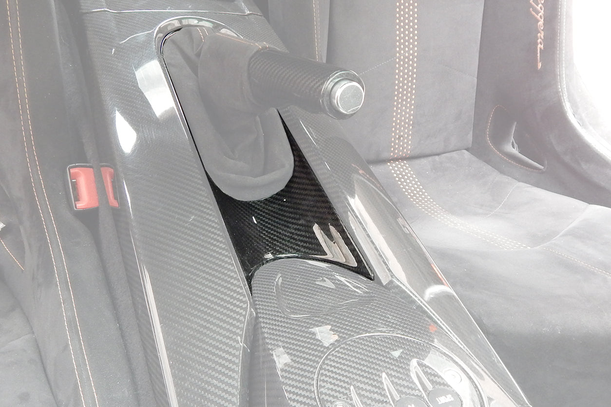 DarwinPRO 2004-2014 Lamborghini Gallardo OEM Style Carbon Fiber Handbrake Surround