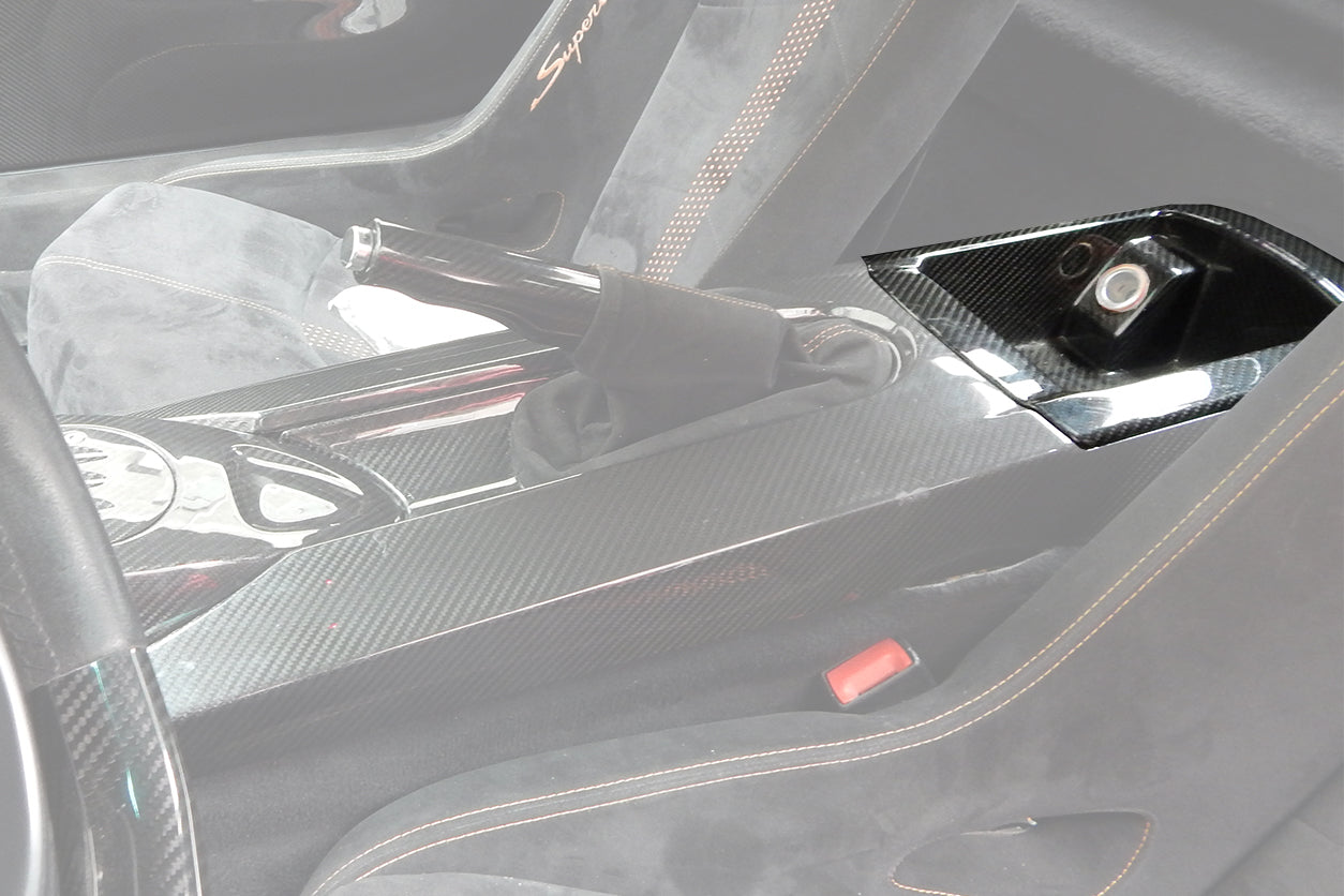 DarwinPRO 2004-2014 Lamborghini Gallardo OEM Style Carbon Fiber Interior Storage Box Cover