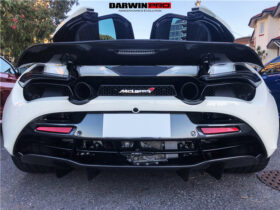 DarwinPro Aerodynamics DarwinPRO 720s Carbon Fiber Rear Bumper Center Valance for McLaren 720S