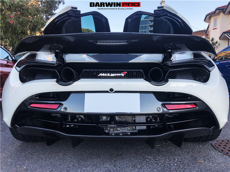 DarwinPro Aerodynamics DarwinPRO 720s Carbon Fiber Rear Bumper Center Valance for McLaren 720S