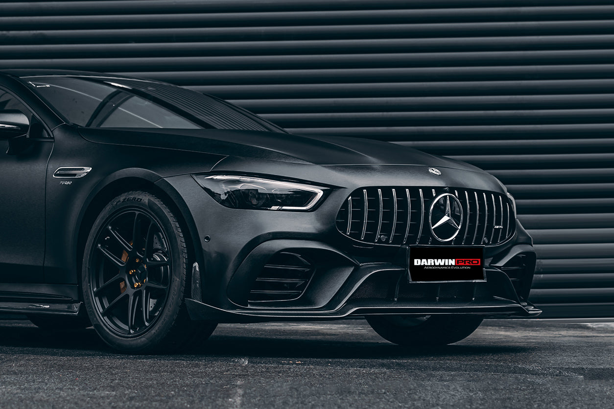 DarwinPRO Mercedes Benz AMG GT63 S 4Door Coupe X290 2019-2022 Carbon Fiber Front Lip - IMP Design by DarwinPRO