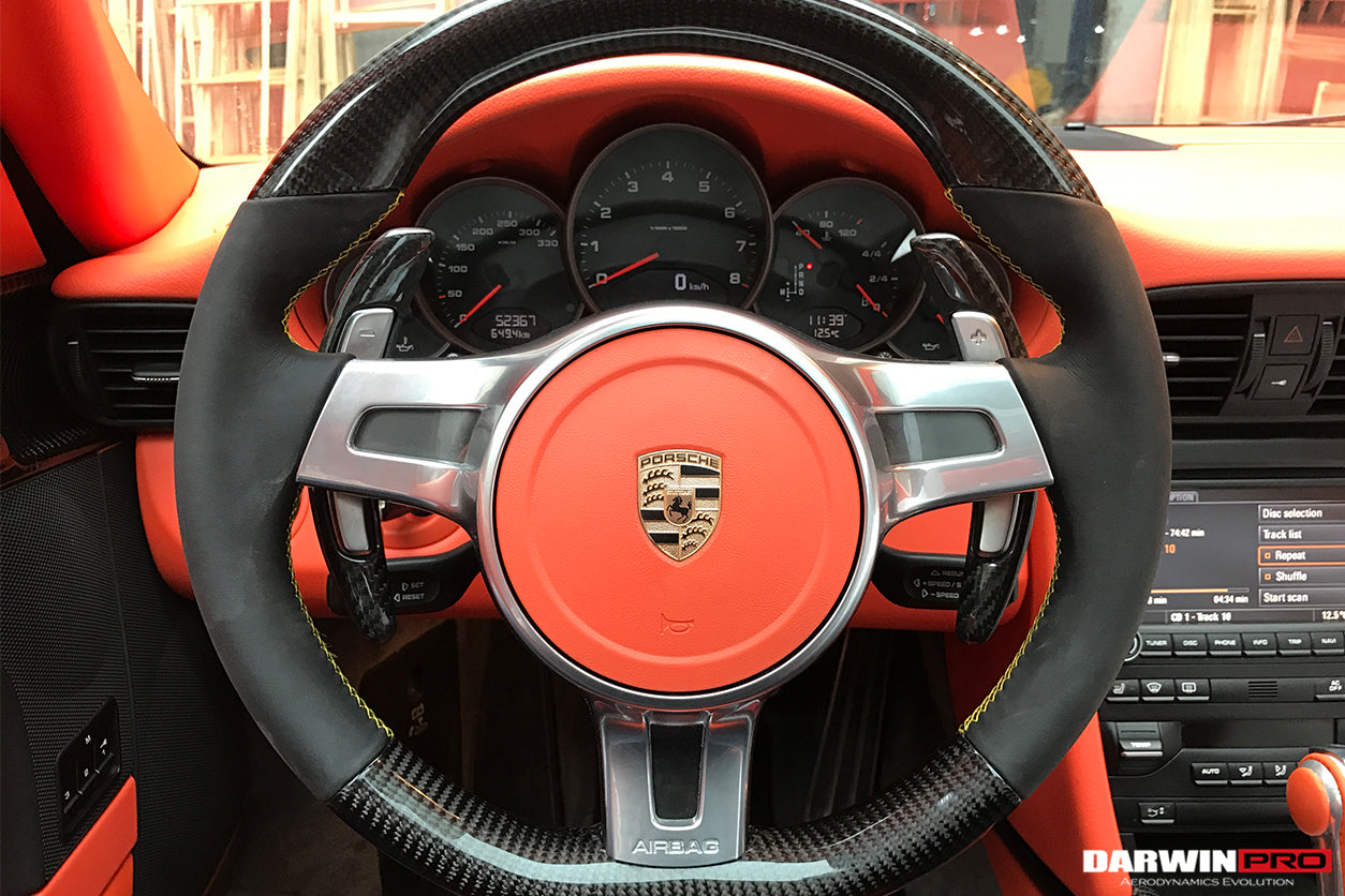 DarwinPRO 2009-2015 Porsche 911 Autoclave Carbon Fiber Paddle Shifters DarwinPRO (OE) | Fits 997, 991.1
