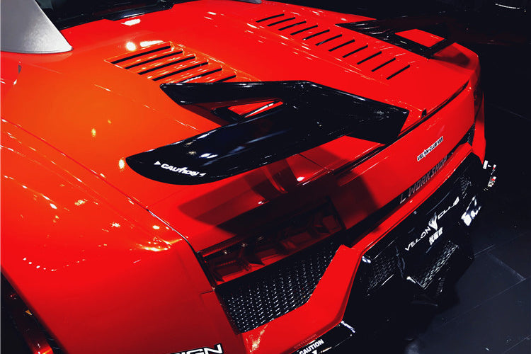 DarwinPRO 2009-2014 Lamborghini Gallardo Coupe Only IRON Style Trunk Spoiler