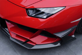 DarwinPRO 2019-2023 Lamborghini Huracan EVO 4WD ONLY BKSS Style Carbon Front Bumper Canards - image 1