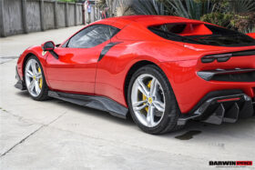 DarwinPRO 2022-2026 Ferrari 296 GTB & GTS Type F171 iMP Style Carbon Fiber Side Skirts