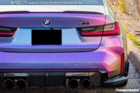 DarwinPRO 2021-UP BMW M3 G80 MP Style Carbon Fiber Rear Winglets - image 2