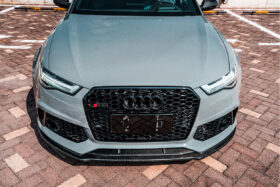 DarwinPRO 2013-2018 Audi RS6 Avant Carbon Fiber Carbon Fiber Front Lip - image 1