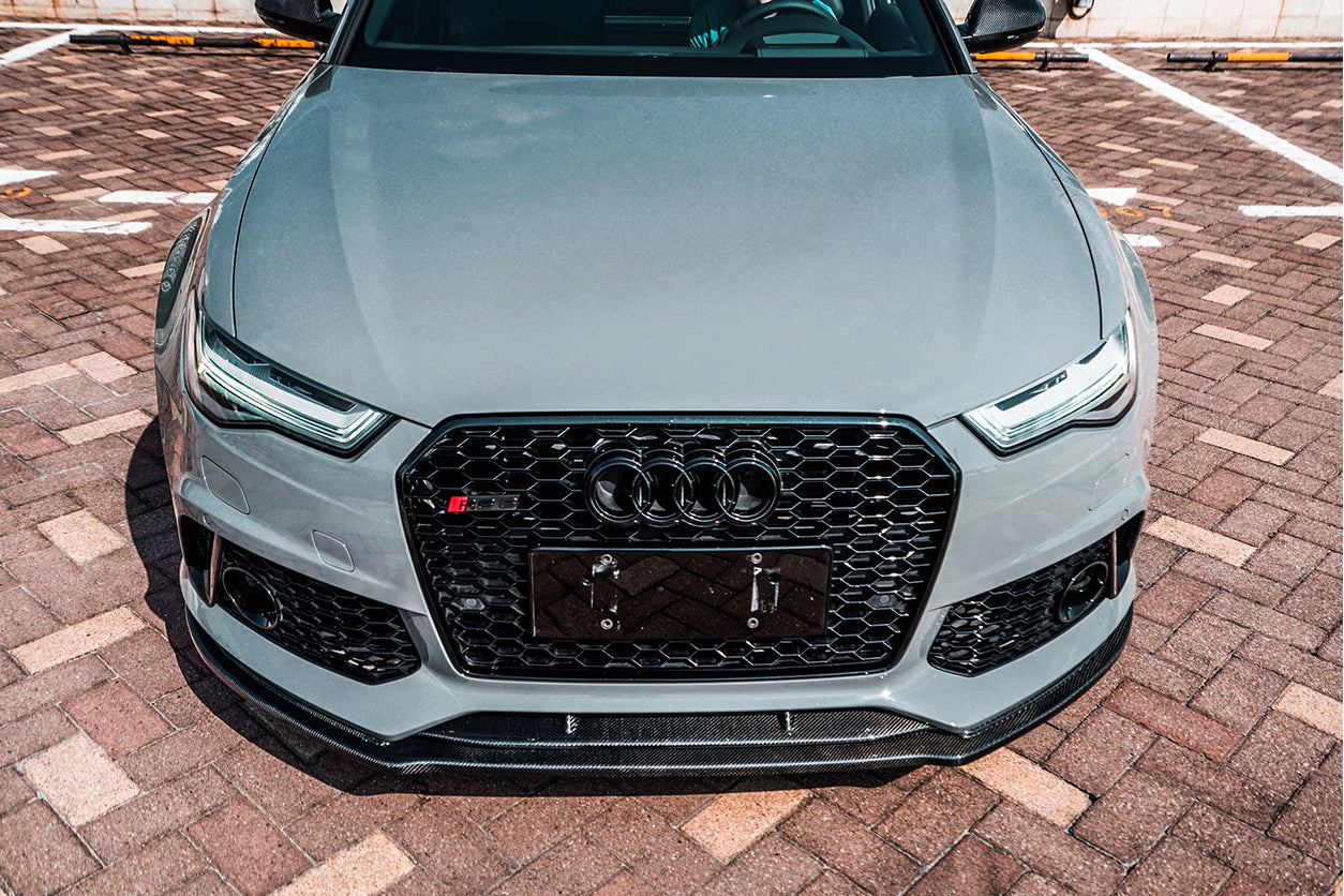 DarwinPRO 2013-2018 Audi RS6 Avant Carbon Fiber Carbon Fiber Front Lip