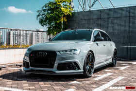 DarwinPRO 2013-2018 Audi RS6 Avant Carbon Fiber Carbon Fiber Front Lip - image 2