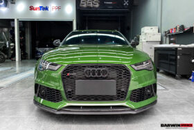 DarwinPRO 2013-2018 Audi RS6 Avant Carbon Fiber Carbon Fiber Front Lip - image 3