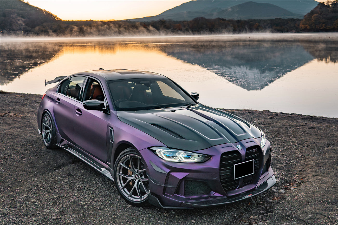 DarwinPRO 2021-UP BMW M3 G80 BKSSII Style Carbon Fiber Full Body Kit