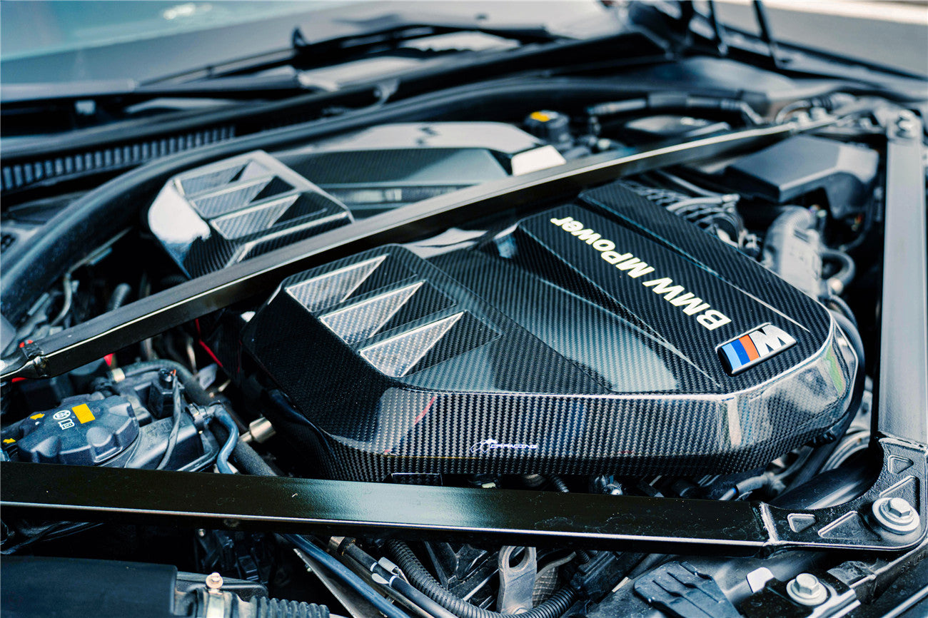 DarwinPRO 2021-UP BMW M2 M3 M4 Autoclaved Carbon Fiber Engine Cover DarwinPRO (OE) Fits G80, G82, G83, G87