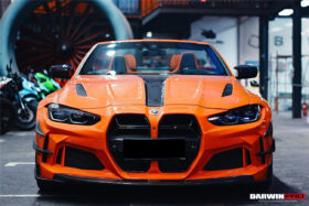 DarwinPRO 2021-UP BMW M4 G82 G83 BKSSII Style Front Bumper and Front Fender and Side Skirts - image 8