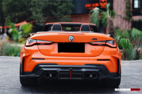 DarwinPRO 2021-UP BMW M4 G82 G83 BKSSII Style Rear Bumper with LED Light - image 4