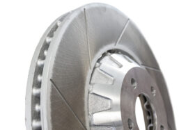 2024-2026 Ford Mustang Dark Horse/GT – Steeda Two-Piece Slotted Front Rotor Set (2)