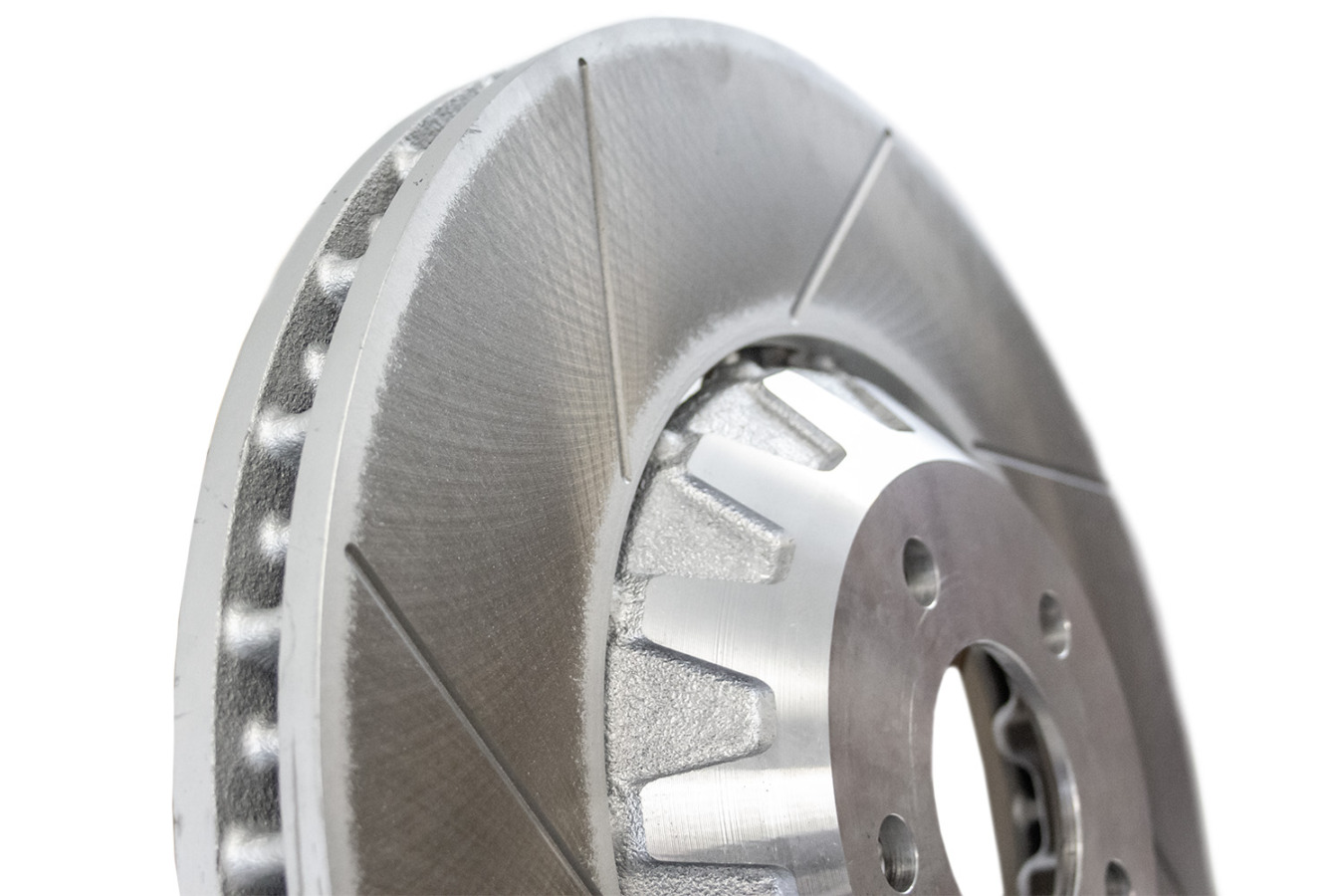 2024-2026 Ford Mustang Dark Horse/GT – Steeda Two-Piece Slotted Front Rotor Set (2)