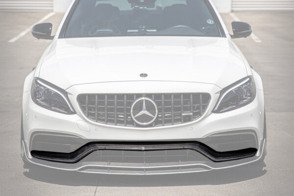 DarwinPRO 2015-2023 Mercedes Benz W205 C63 S AMG Carbon Fiber Front Bumper Trim Set (4pcs)