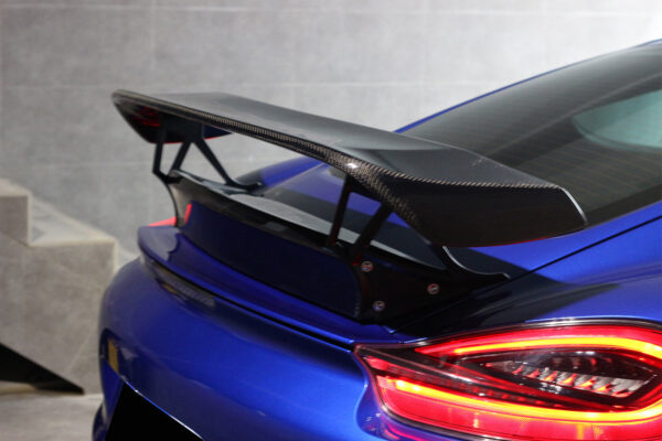 DarwinPRO 2012-2016 Porsche 981 Cayman TA Style Style Carbon Fiber Trunk Spoiler Wing