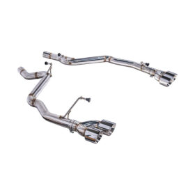 Extreme Online Store EOS 2024+ Mustang GT Muffler Delete Axle Back Quad Tips Exhaust - Image 3