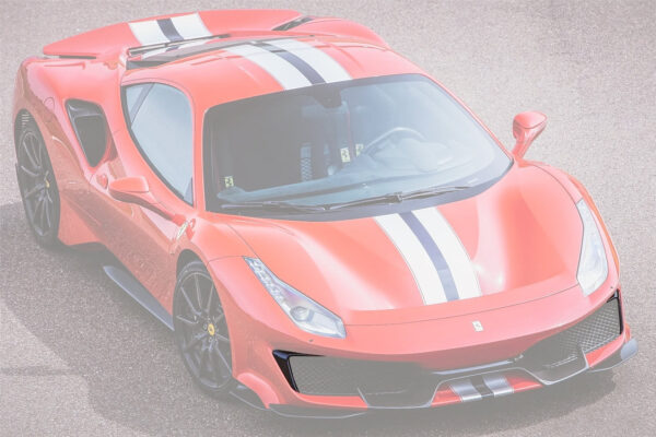 DarwinPRO 2018-2020 Ferrari 488 Pista Carbon Fiber Front Bumper Vent Canards