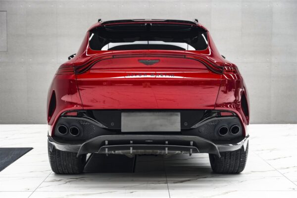 DarwinPRO 2021-2024 Aston Martin DBX 707 Style Dry Carbon Fiber Rear Bumper w & Exhaust tips