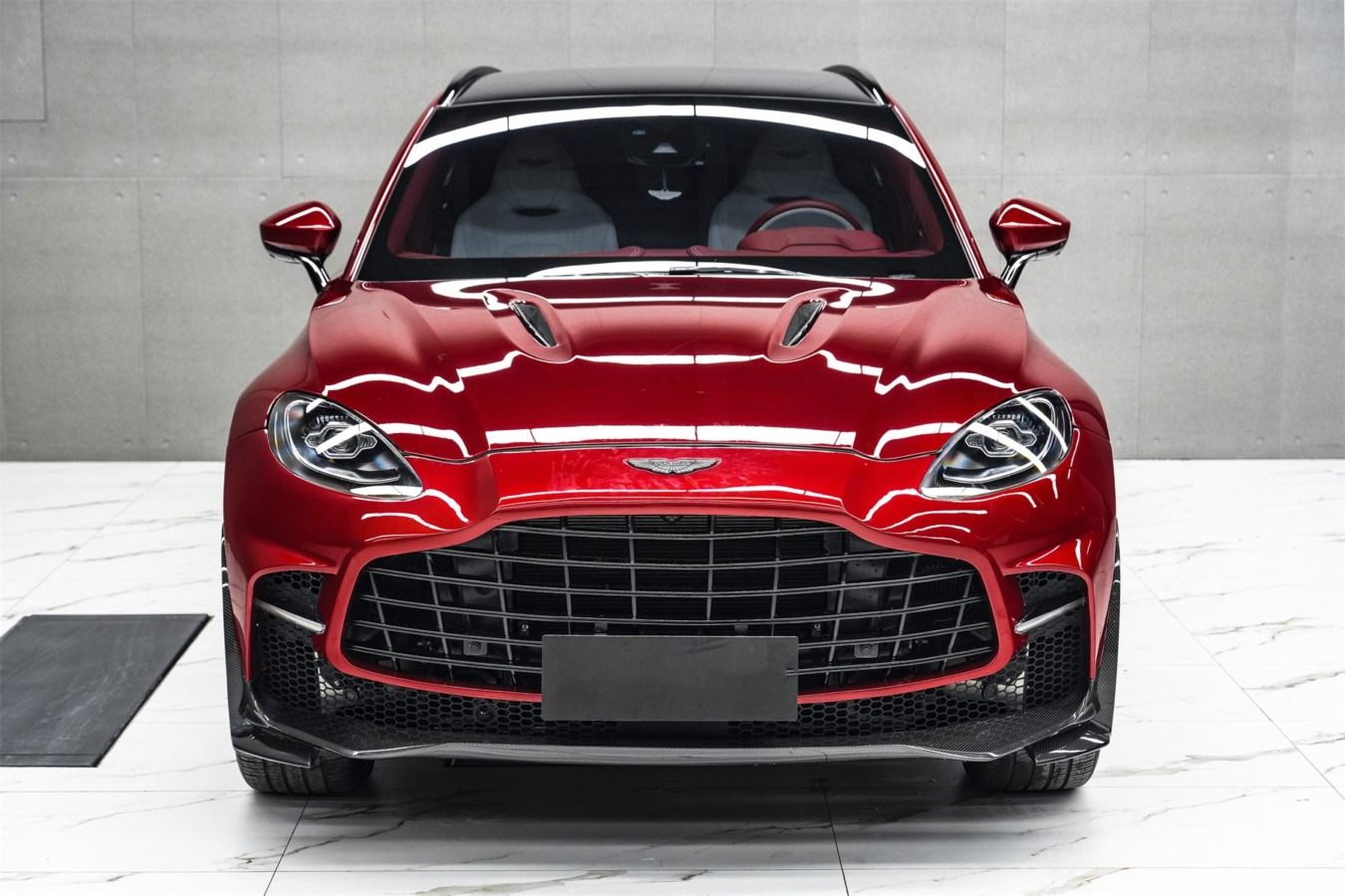 DarwinPRO 2021-2024 Aston Martin DBX Convert 707 Style Dry Carbon Fiber Front Bumper