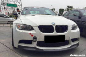 DarwinPRO 2008-2012 BMW M3 E90 & E92 & E93 L1 Style Carbon Fiber Front Lip - image 3
