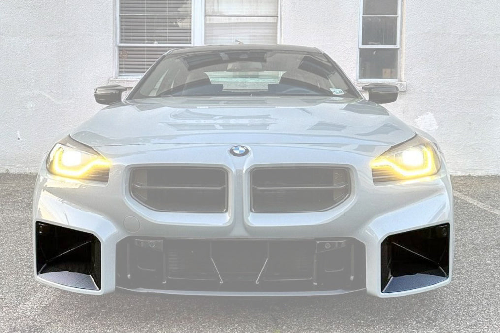 DarwinPRO 2021-UP BMW M2 G87 OD-MP Style Dry Carbon Fiber Front Bumper Air Inlet Trim