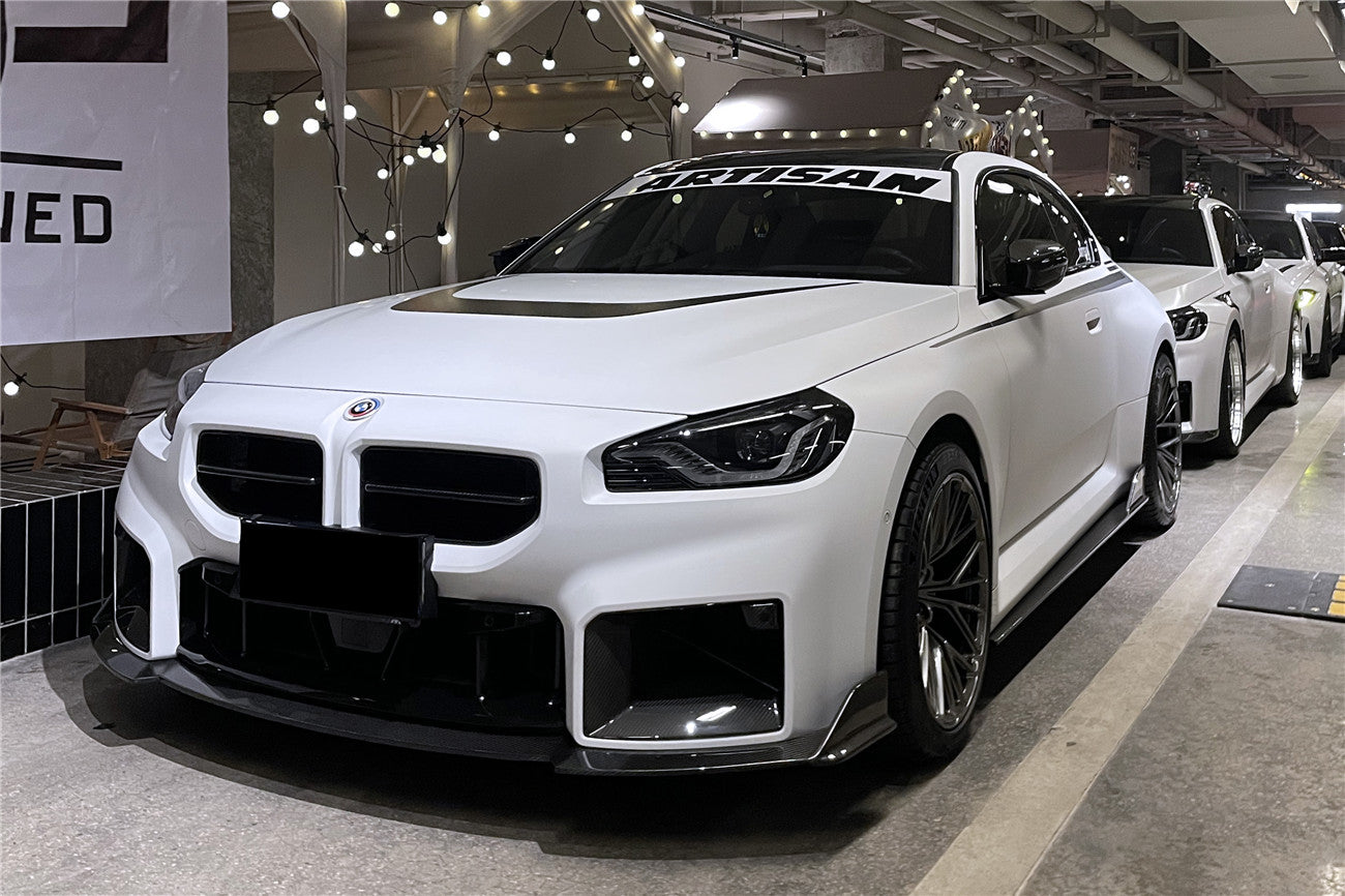 DarwinPRO 2021-UP BMW M2 G87 OD Style Dry Carbon Fiber Front Lip
