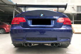 DarwinPRO 2008-2012 BMW M3 E92 E93 VA Style Carbon Fiber Rear Lip - image 3