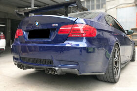 DarwinPRO 2008-2012 BMW M3 E92 E93 VA Style Carbon Fiber Rear Lip - image 6