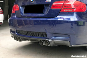 DarwinPRO 2008-2012 BMW M3 E92 E93 VA Style Carbon Fiber Rear Lip - image 7