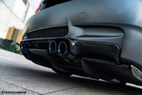 DarwinPRO 2008-2012 BMW M3 E92 E93 VA Style Carbon Fiber Rear Diffuser with Lip - image 2