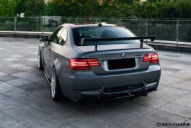 DarwinPRO 2008-2012 BMW M3 E92 E93 VA Style Carbon Fiber Rear Diffuser with Lip - image 4