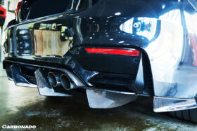 DarwinPRO 2014-2020 BMW M3 F80 & M4 F82 SM Style Carbon Fiber Rear Caps - image 5