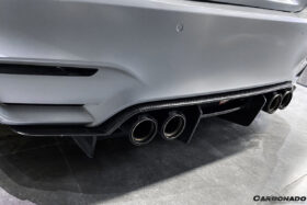 DarwinPRO 2014-2020 BMW M3 F80 & M4 F82 SM Style Carbon Fiber Rear Lip - image 9