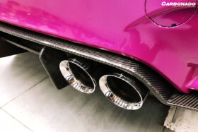 DarwinPRO 2014-2020 BMW M3 F80 & M4 F82 SM Style Carbon Fiber Rear Lip - image 3